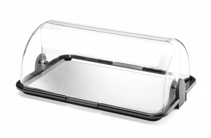 Maza «rolltop» tipa vitrīna, divu funkciju